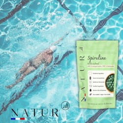 Spiruline Bio en Comprimés 500 mg – Énergie & Immunité Natur’All