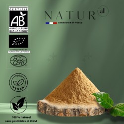 Ashwagandha 500g – Poudre 100 % Naturelle | Anti-Stress, Sommeil, Énergie | Natur’all