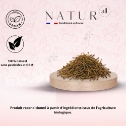 Tisane Queues de Cerise Entières 100 g – Détox Naturelle, Drainage & Minceur | Produit Français